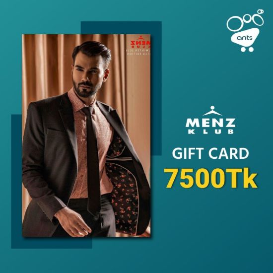 Picture of Menz Klub Gift Voucher 7500 Taka