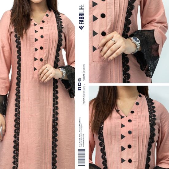 Picture of Women's Premium Kurti - Empress Pink