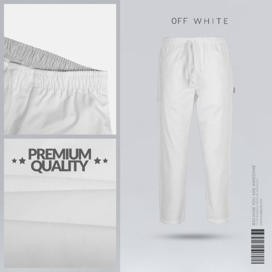 Picture of Mens Premium Trouser - Off White