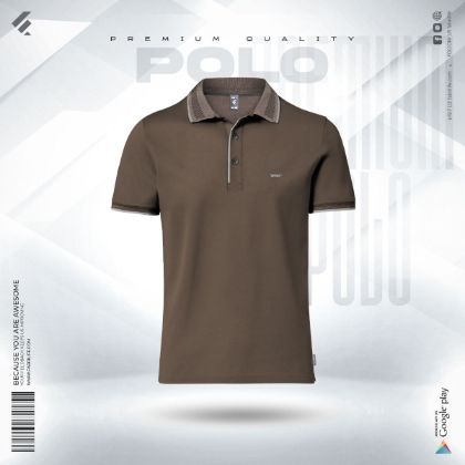 Picture of Premium Double PK Cotton Polo - Coffee Quartz