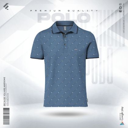 Picture of Premium Elite Edition Double PK Cotton Polo - Stellar