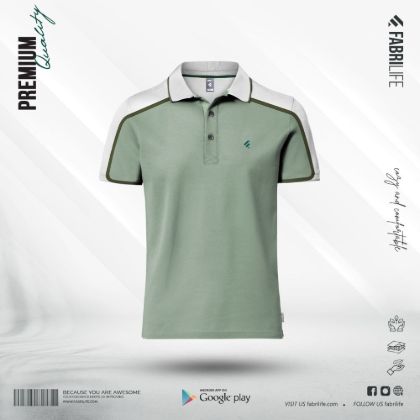 Picture of Designer Edition Single Jersey Knitted Cotton Polo- Hallmark