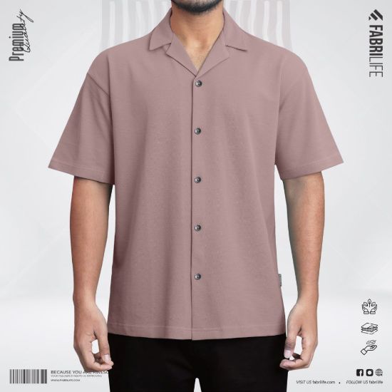Picture of Premium Cuban Shirt - Lavenderash