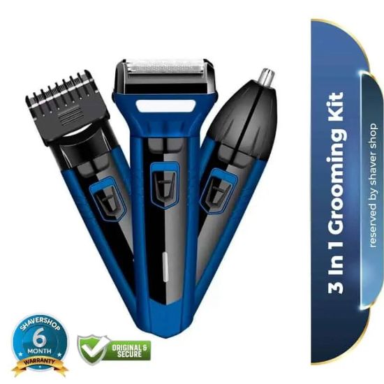 Picture of KM-6330 3 In 1 Hair Trimmer Grooming Kit