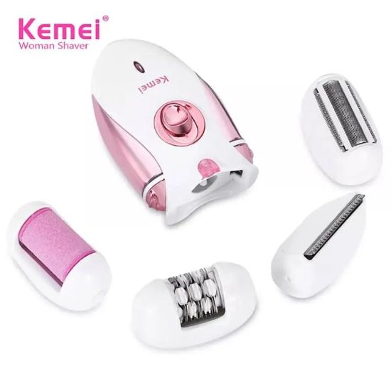 Picture of Kemei KM-2530 Rechargeable Epilator & Shaver 4 in 1 Beauty For Women