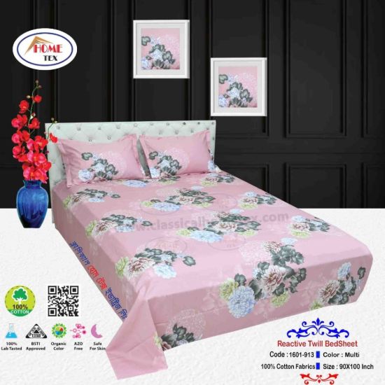 Picture of REACTIVE TWILL DOUBLE BED SHEET 1601-913