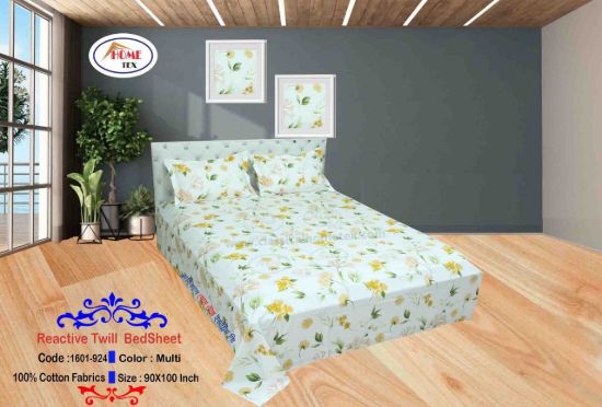 Picture of REACTIVE TWILL DOUBLE BED SHEET 1601-924