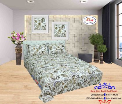 Picture of REACTIVE TWILL DOUBLE BED SHEET 1601-927