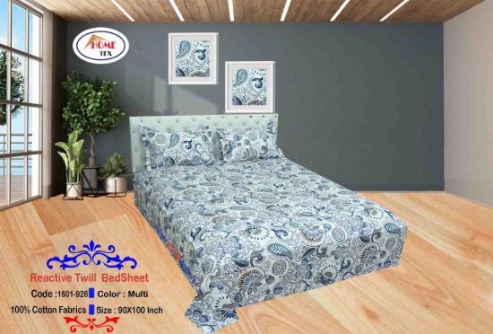 Picture of REACTIVE TWILL DOUBLE BED SHEET 1601-926