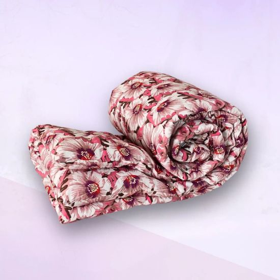 Picture of China Rose Print Comforter – Pink