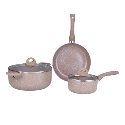 Picture of FE 2207-5C - Gazi Non-Stick Cookware Set