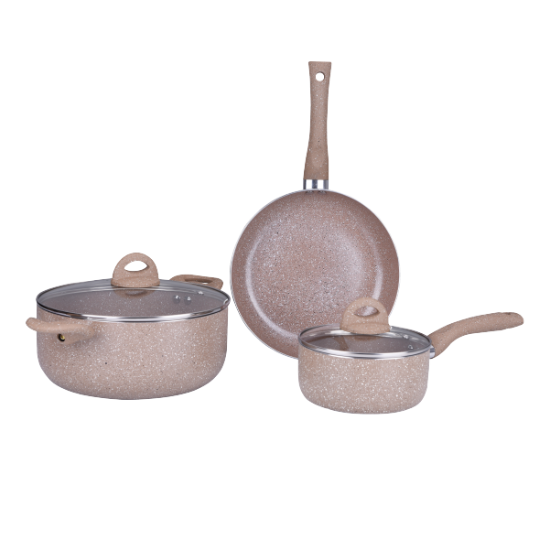 Picture of FE 2207-5C - Gazi Non-Stick Cookware Set