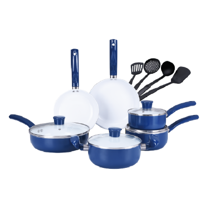 Picture of Gazi Non-Stick Cookware Set - PRB-14C Blue