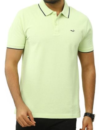 Picture of Crocodile Solid Polo T-Shirt Green