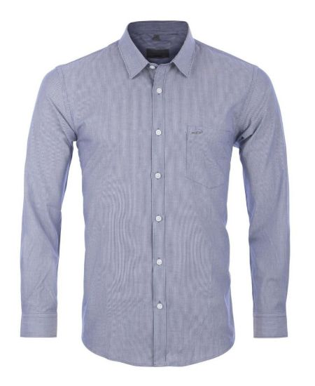 Picture of Crocodile Formal Shirt Gray White Stripe