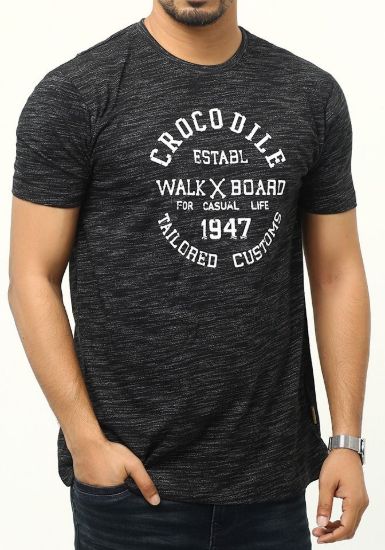 Picture of Crocodile Summer T-Shirt Black Ash