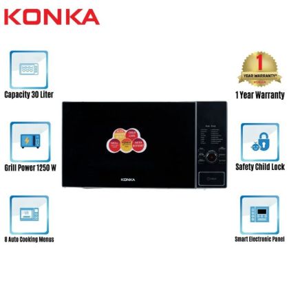Picture of KD90N30ESLR111-B6 KONKA MICROWAVE OVEN WITH CON. & GRILL(30 LITER)