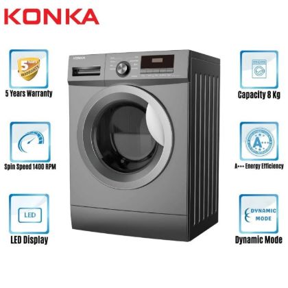 Picture of KG80-12B13 KONKA Washing Machine (8.0 KG) Front Loading