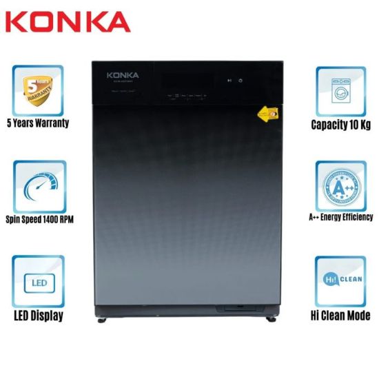 Picture of KONKA Washing Machine Front Loading Fully Automatic W/M with Dry Function. (10.0 KG) DRY