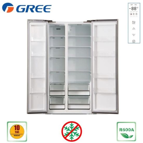 Picture of GREE SIDE BY SIDE REFRIGERATOR NON FROST BDRF-BDRF-BDRF-570WEG(INVERTER-570 LTR)