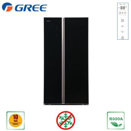 Picture of GREE SIDE BY SIDE REFRIGERATOR NON FROST BDRF-BDRF-BDRF-570WEG(INVERTER-570 LTR)