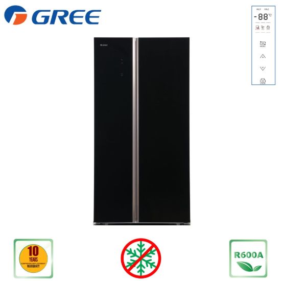 Picture of GREE SIDE BY SIDE REFRIGERATOR NON FROST BDRF-BDRF-BDRF-570WEG(INVERTER-570 LTR)
