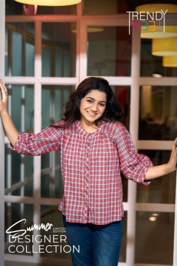 Picture of Scarlet Plaid Tops