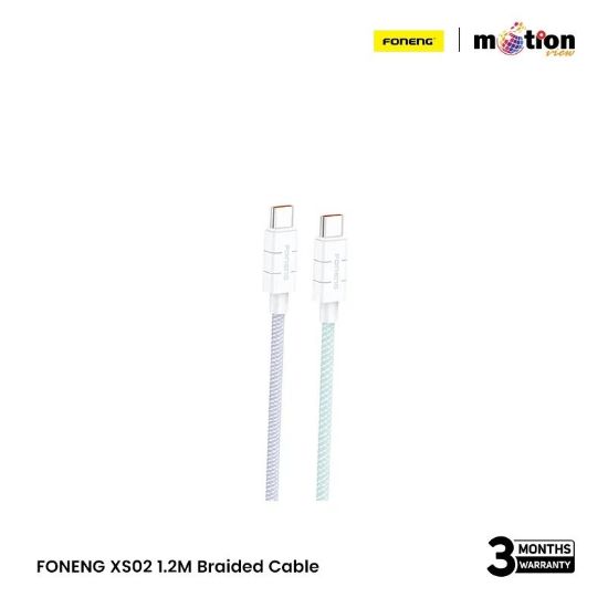 Picture of FONENG (XS02) Type-C to Type-C 1.2M Braided Cable
