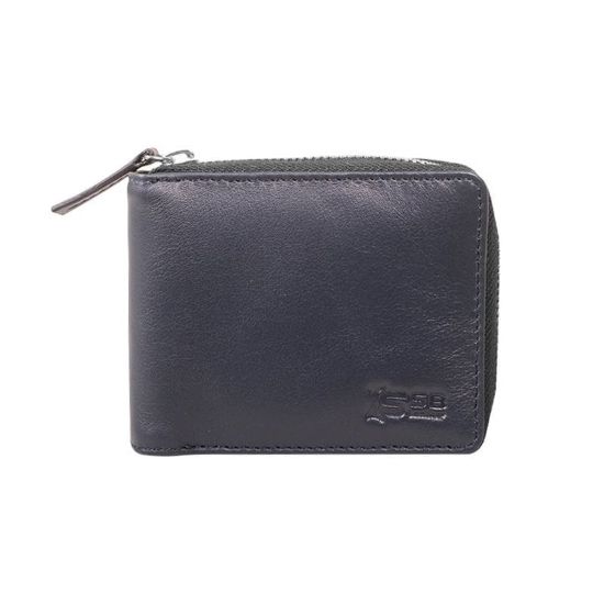 Picture of Zippered Bi-fold Slim Wallet SB-W223 | Premium