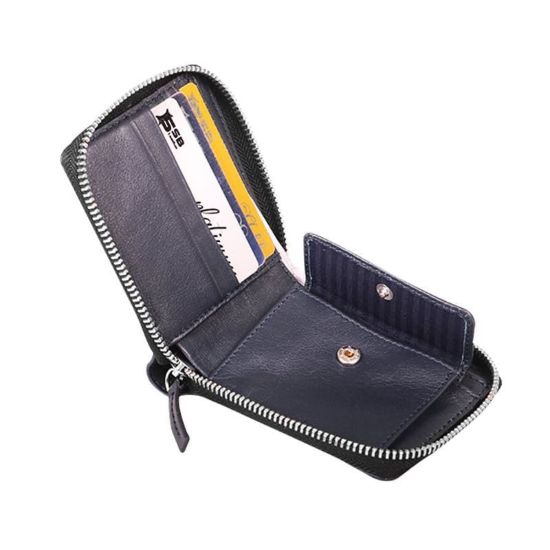 Picture of Zippered Bi-fold Slim Wallet SB-W223 | Premium