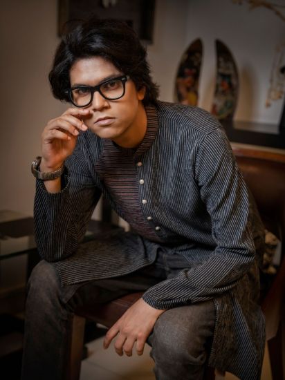 Picture of Charcoal Pinstripe