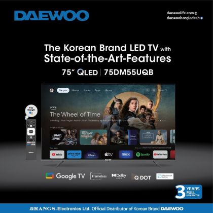 Picture of DAEWOO 75 Inch 4K QLED Google TV