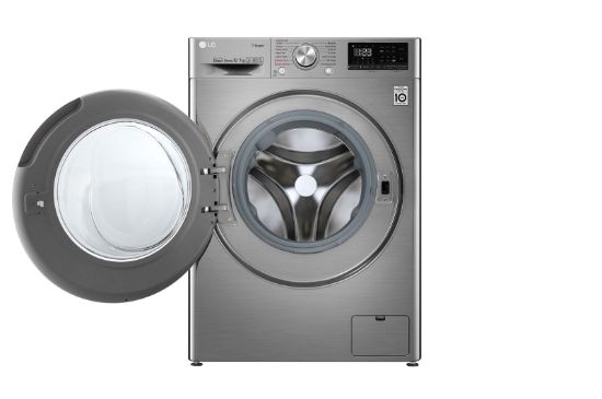 Picture of LG 10.5/7kg Front Loading Washing & Dryer Machine (F4V5RGP2T) (Silver)