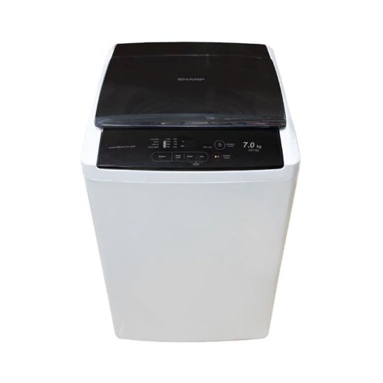 Picture of Sharp Full Auto Washing Machine ES-718X | 7.0 KG White Colour