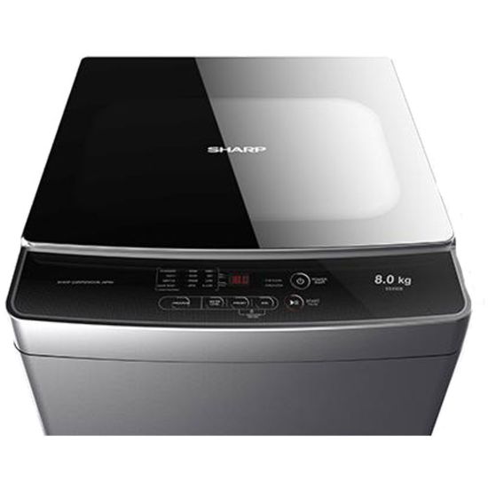 Picture of Sharp Full Auto Washing Machine ES-X858 | 8.0 KG - Dark Silver