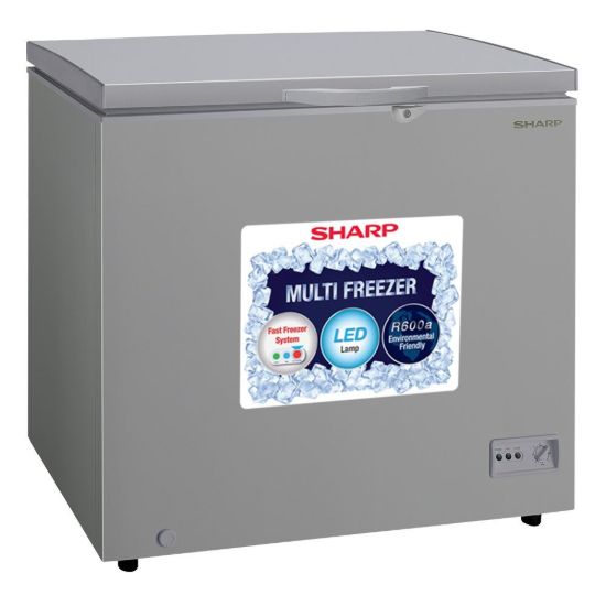 Picture of Sharp Freezer SJC-228-GY | 220 Liters - Grey