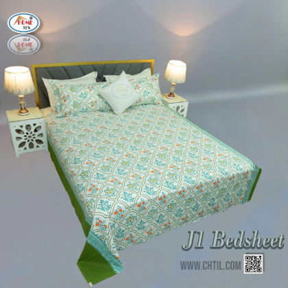 Picture of J1 Double Bed Sheet 1001-1115