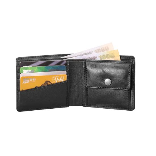 Picture of Black Elegance Leather Wallet For Men SB-W243