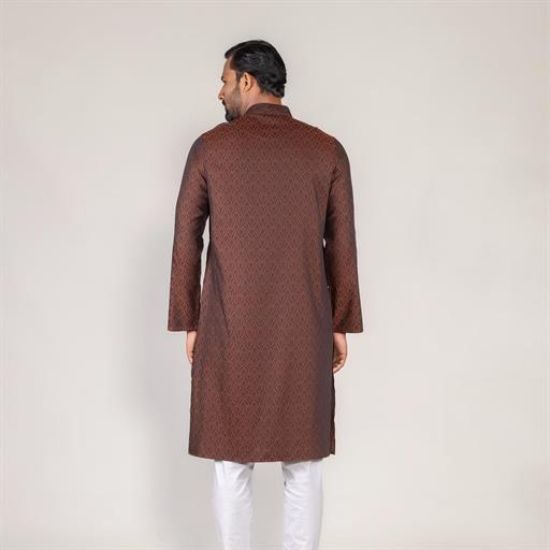 Picture of Premium Jacquard design panjabi regular fit