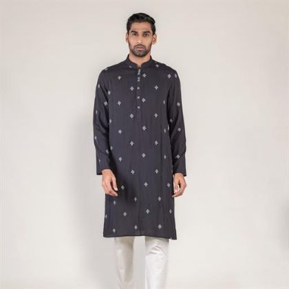 Picture of All-over Embroidery design panjabi regular fit