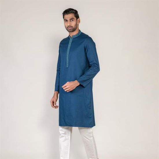 Picture of Exclusive embroidery designer Panjabi