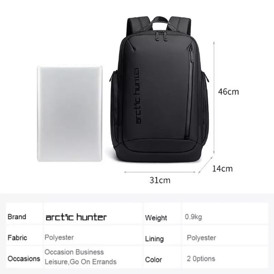 Picture of Premium Fabric Hunter New B00554 Water Resistant Anti Theft Backpack (CH554)
