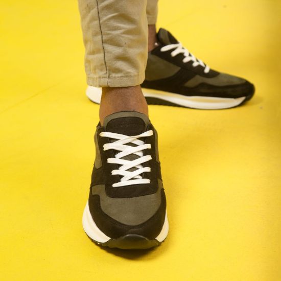 Picture of Zuqo Men's Sneaker  : Urban - Olive Black