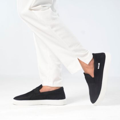 Picture of Zuqo Mens Sneaker  Active - Suede Black