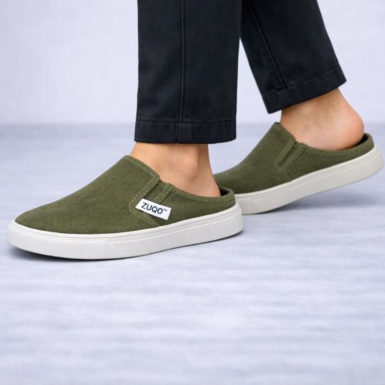 Picture of Zuqo Men's Half Shoe - Olive
