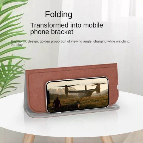 Picture of 15W Wireless Charger Mouse Pad with Phone Stand