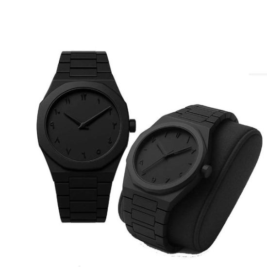 Picture of Arabic Dial Quartz Watch - 3ATM Waterproof Black Wrist Watch for Men