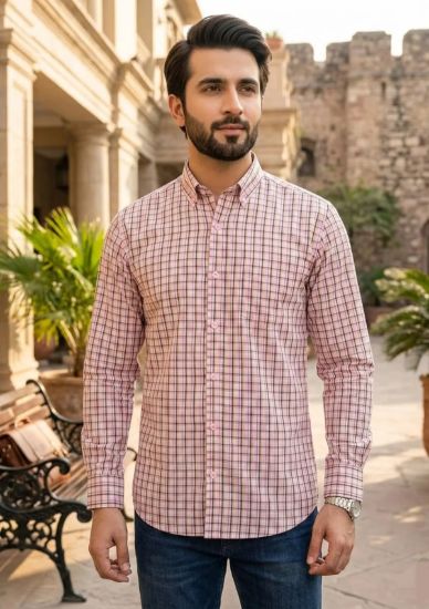 Picture of Men’s Cotton Check Full Shirt