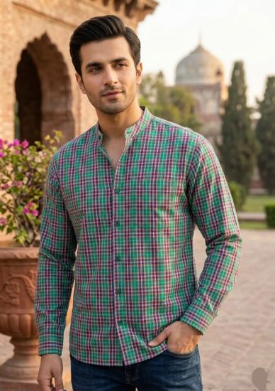 Picture of Men’s Cotton Check Full Fatua