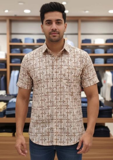 Picture of Men’s Cotton Printed Half Shirt